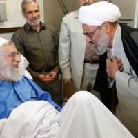 عيادة العلماء والشخصيات للإمام الخامنئي حفظه الله في المستشفى